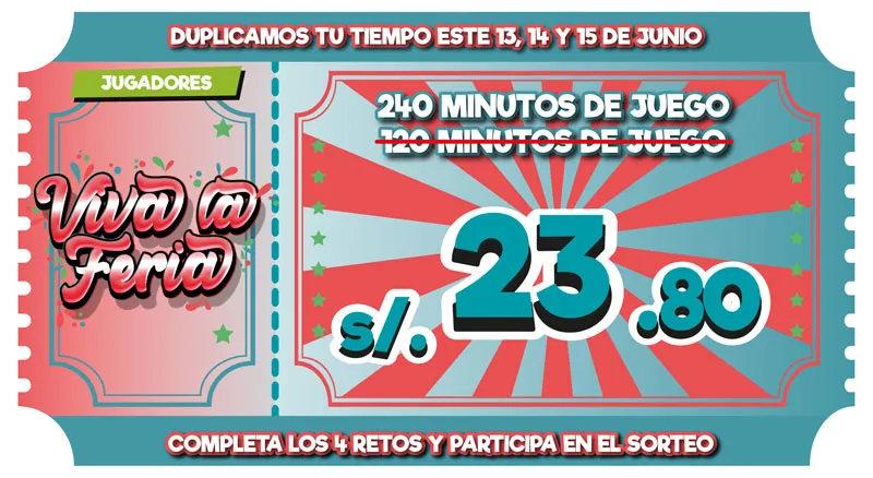 Entrada de juegos - Mr. Joy Piura.