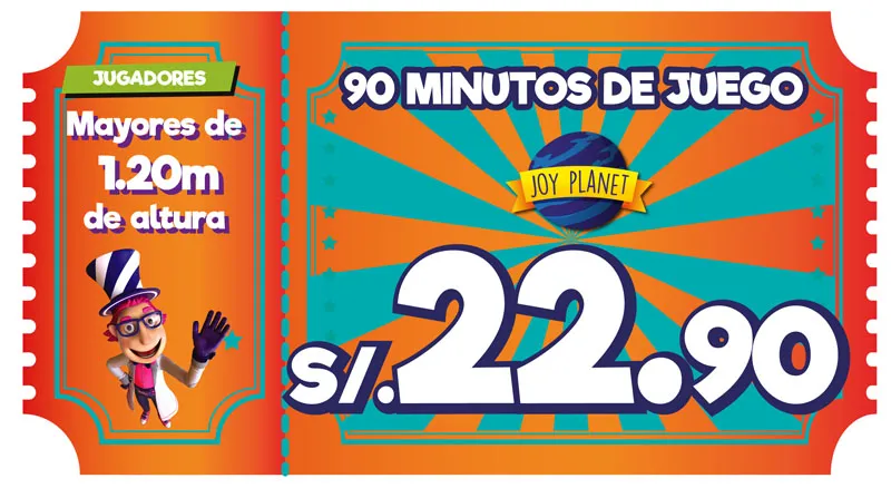 Entrada de juegos - Joy Planet Puruchuco
