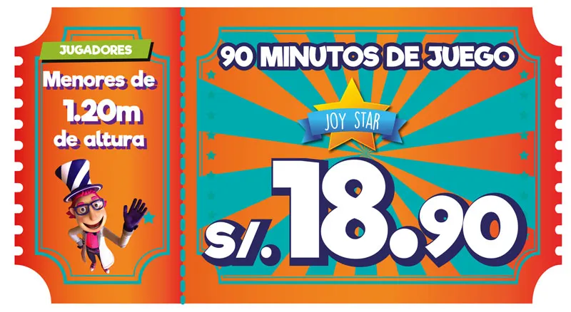 Entrada de juegos - Joy Star Puruchuco