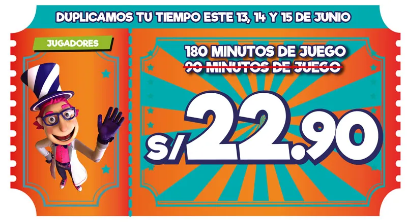 Entrada de juegos - Mall Aventura