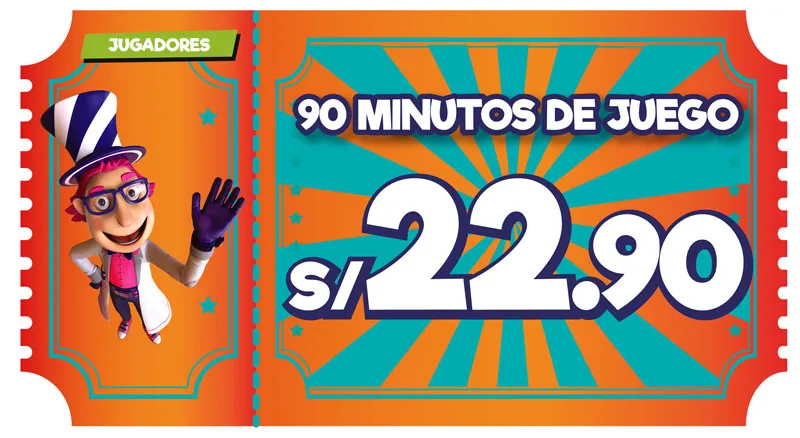 Entrada de juegos - Mall Aventura