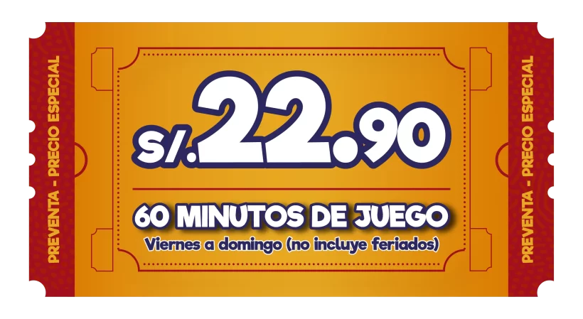Entrada Pre venta Mr Joy Arequipa (Viernes a domingo NO incluye feriados)